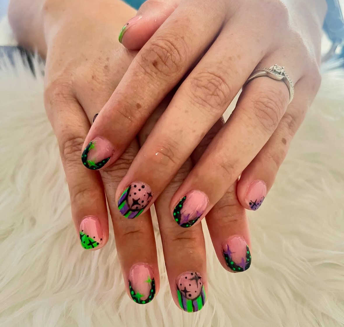 Exotic Nails (Powdersville) nail work in Greenville, South Carolina